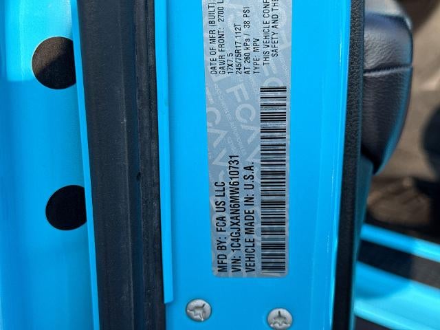 2021 Jeep Wrangler Sport S 4X4