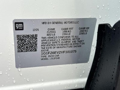 2027 Chevrolet Bolt FWD 4dr RS