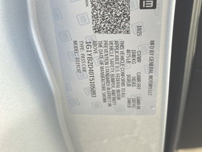 2026 Chevrolet Corvette Stingray Stingray Coupe 2LT