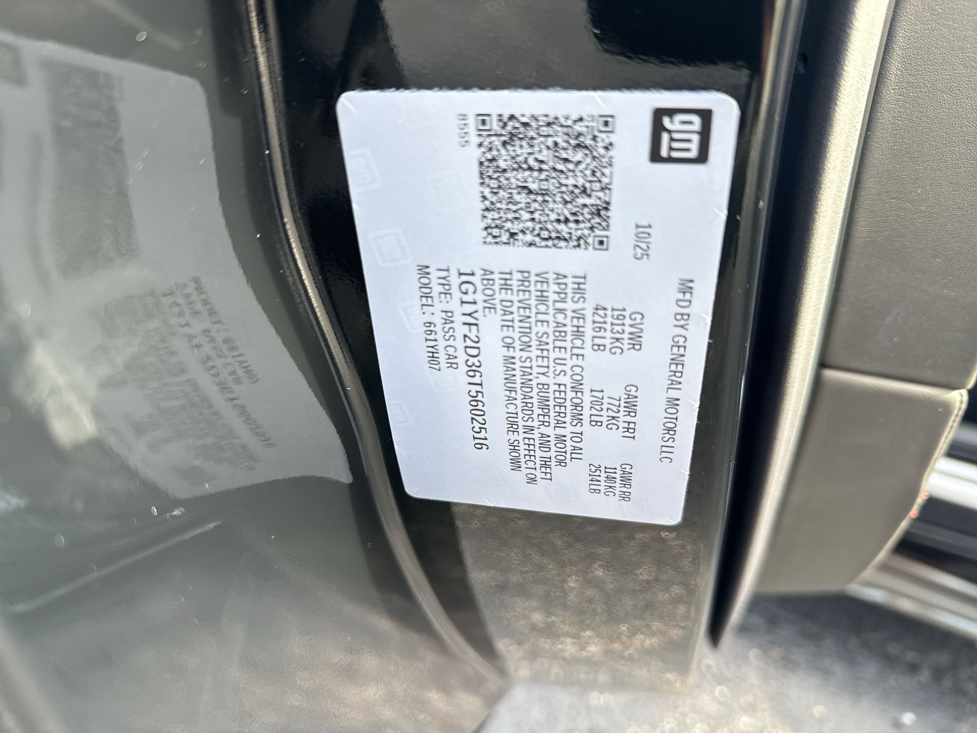 2026 Chevrolet Corvette Z06 Z06 Coupe 3LZ