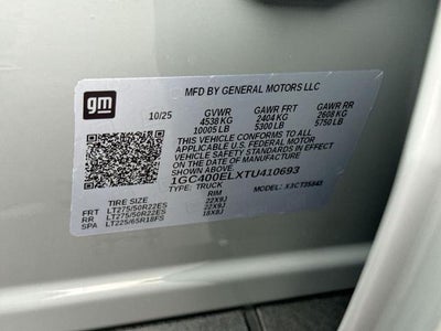 2026 Chevrolet Silverado EV e4WD Crew Cab Max Range LT