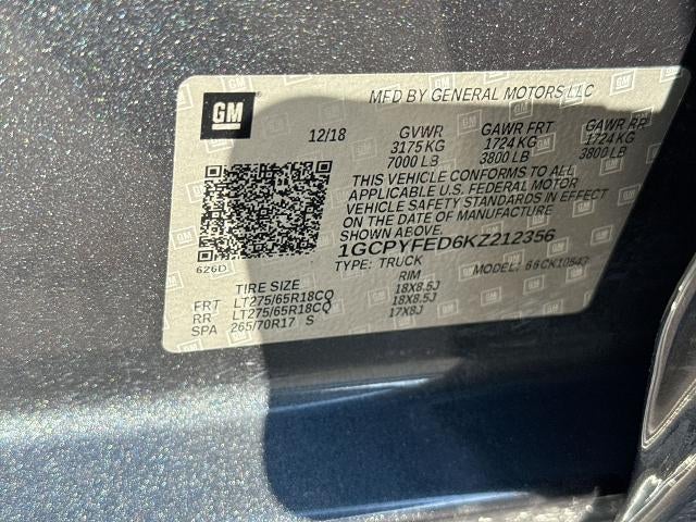 2019 Chevrolet Silverado 1500 LT Trail Boss