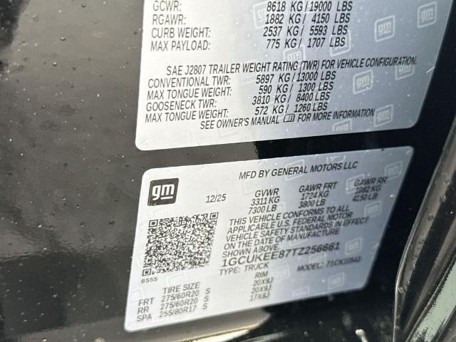 2026 Chevrolet Silverado 1500 Crew Cab Short Box 4-Wheel Drive RST