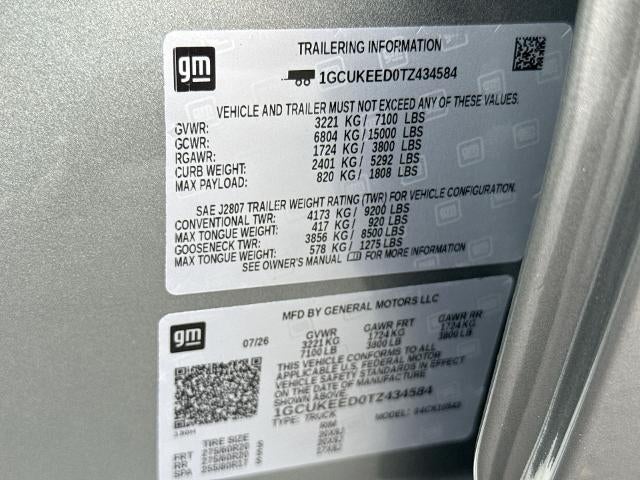 2026 Chevrolet Silverado 1500 Crew Cab Short Box 4-Wheel Drive RST