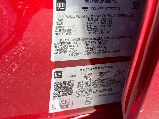 2026 Chevrolet Silverado 1500 Crew Cab Short Box 4-Wheel Drive RST