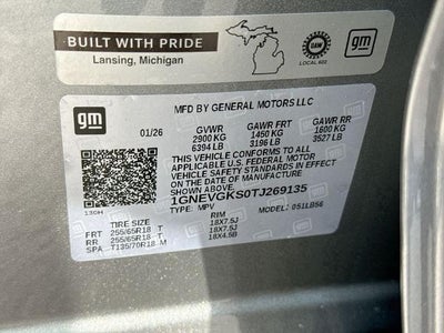 2026 Chevrolet Traverse LT w/2LT