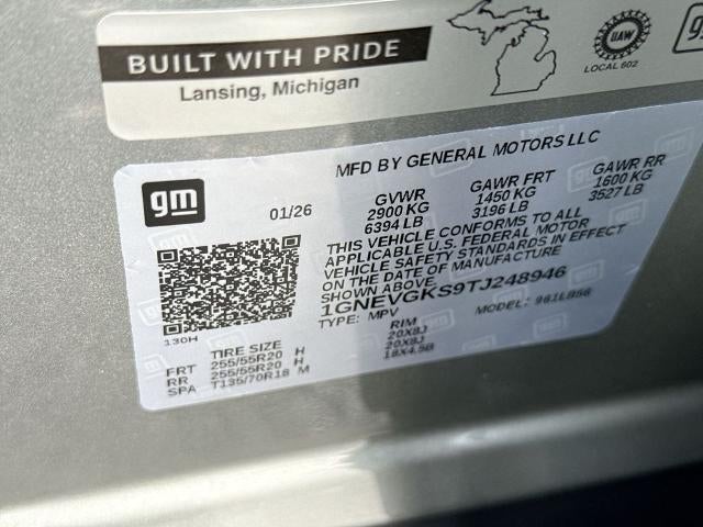 2026 Chevrolet Traverse LT w/2LT