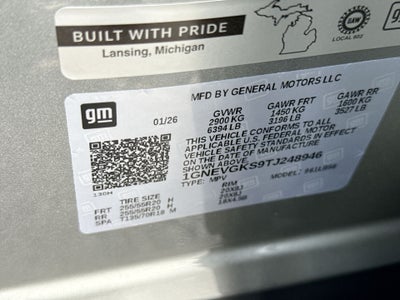 2026 Chevrolet Traverse LT w/2LT