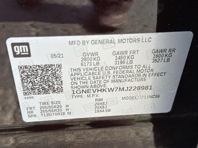 2021 Chevrolet Traverse LT Leather