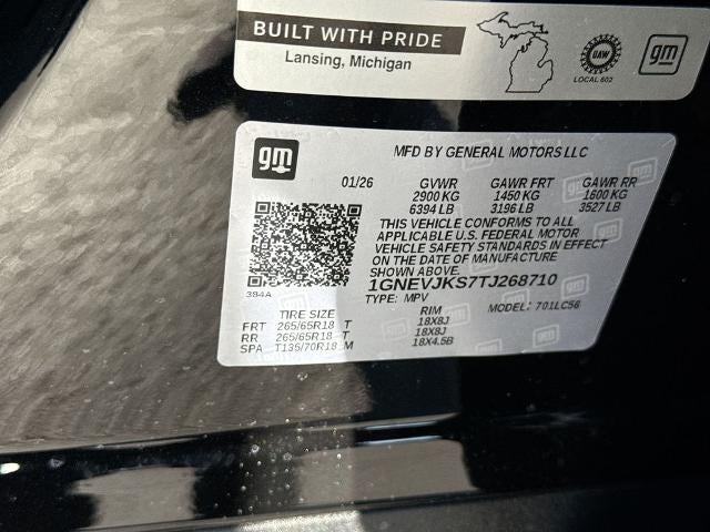 2026 Chevrolet Traverse Z71