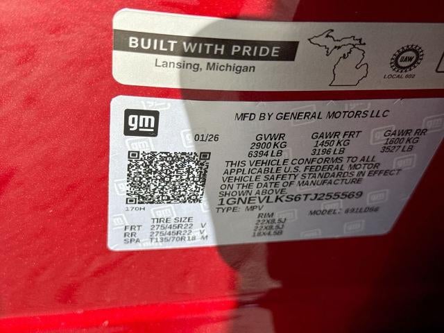 2026 Chevrolet Traverse RS w/2RS