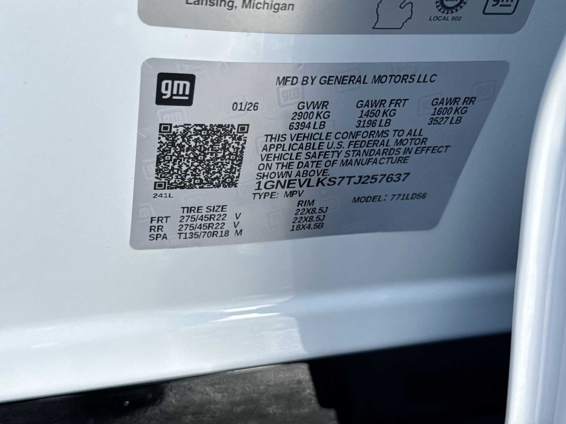 2026 Chevrolet Traverse RS w/2RS