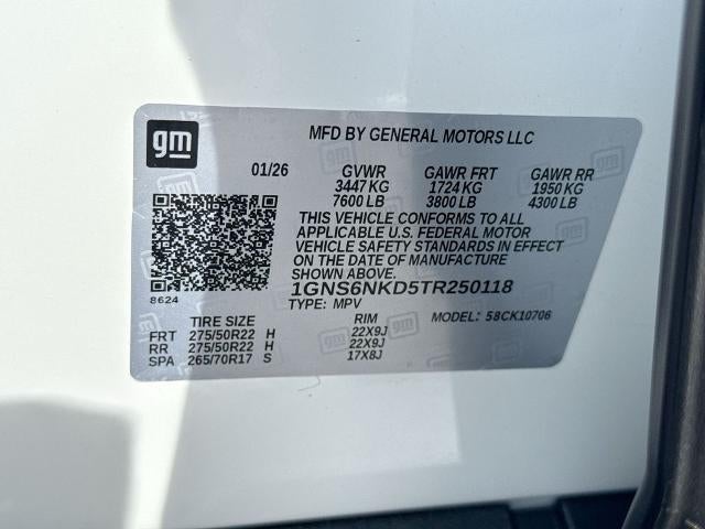 2026 Chevrolet Tahoe 4WD LT