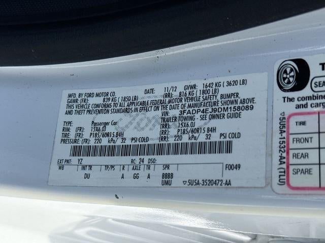 2013 Ford Fiesta SE