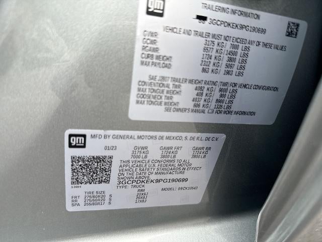 2023 Chevrolet Silverado 1500 LT (2FL)