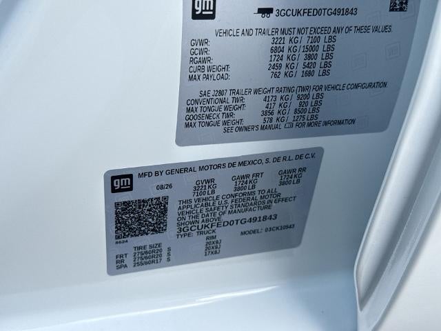 2026 Chevrolet Silverado 1500 Crew Cab Short Box 4-Wheel Drive LT Trail Boss