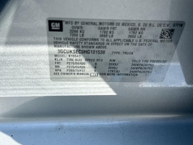 2017 Chevrolet Silverado 1500 LTZ