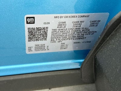 2026 Chevrolet Trax FWD 4dr 1RS