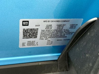 2026 Chevrolet Trax FWD 4dr LT