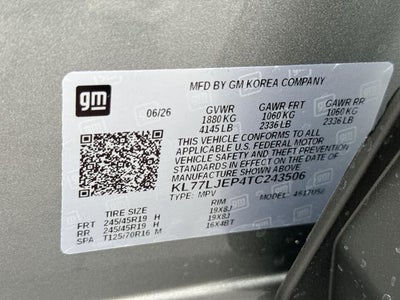 2026 Chevrolet Trax FWD 4dr 2RS