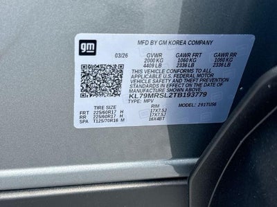2026 Chevrolet Trailblazer AWD 4dr LT