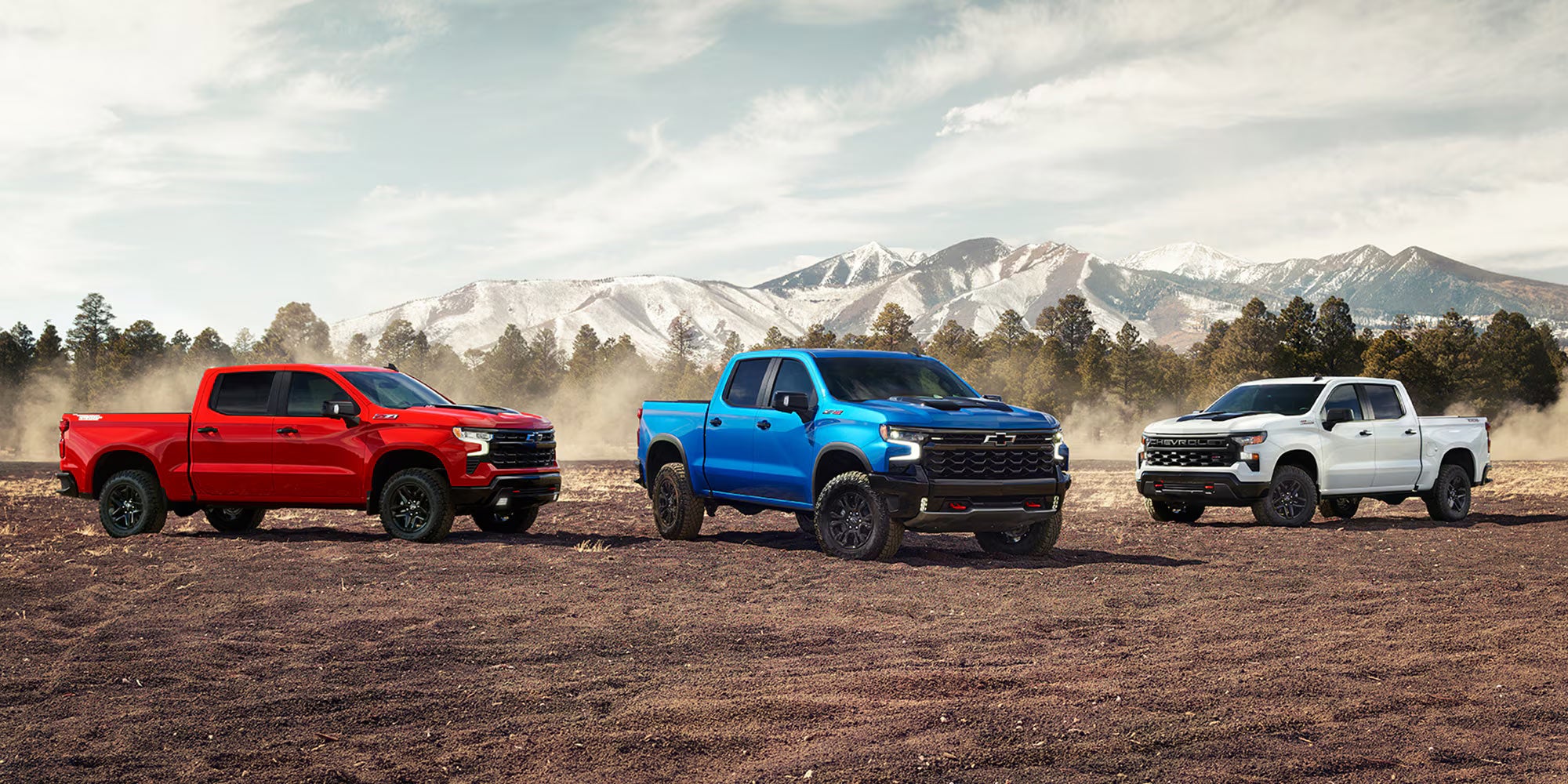 Lineup of Chevrolet Silverado Trucks - Bob Jass Chevrolet in Elburn IL