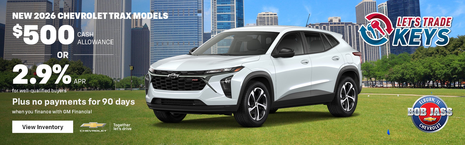 New 2026 Chevrolet Trax Models