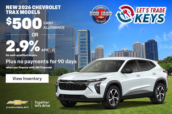 New 2026 Chevrolet Trax Models