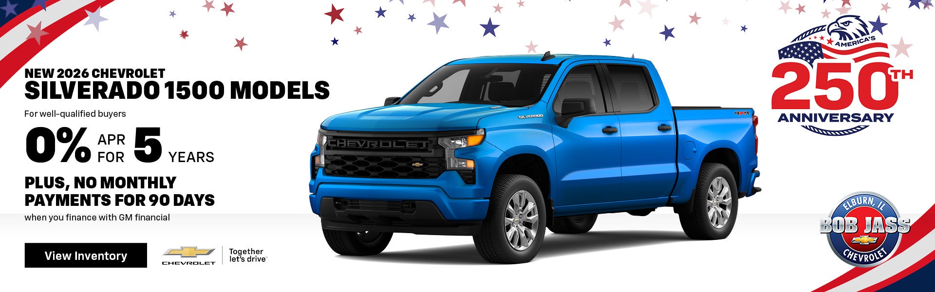 New 2026 Chevrolet Silverado 1500 Models