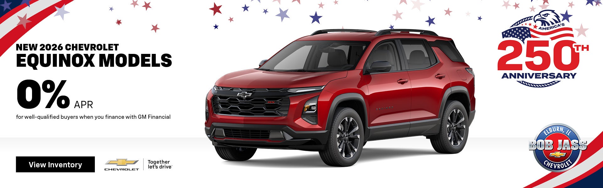 New 2026 Chevrolet Equinox Models