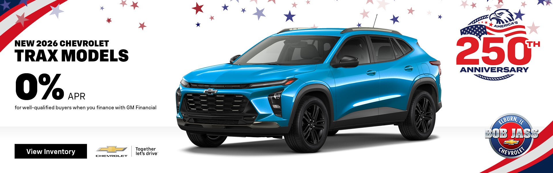 New 2026 Chevrolet Trax Models