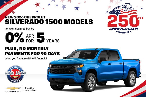 New 2026 Chevrolet Silverado 1500 Models