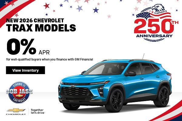 New 2026 Chevrolet Trax Models