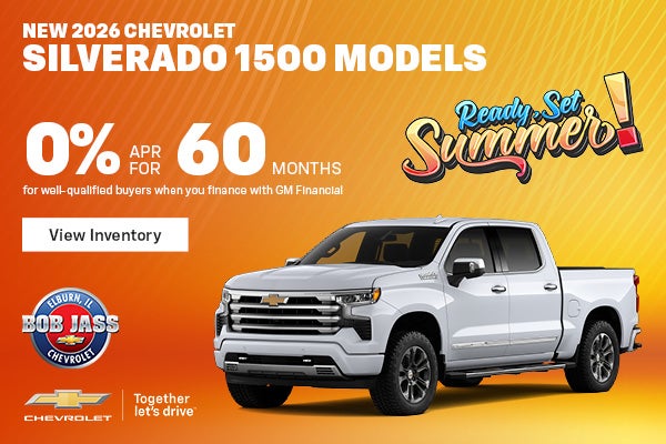 Get 0% APR Financing on New 2026 Chevrolet 1500 Models