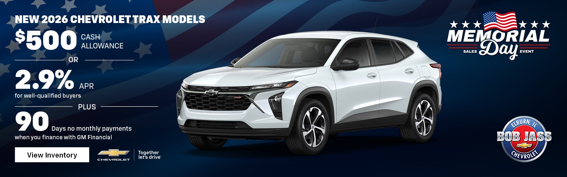 New 2026 Chevrolet Trax Models