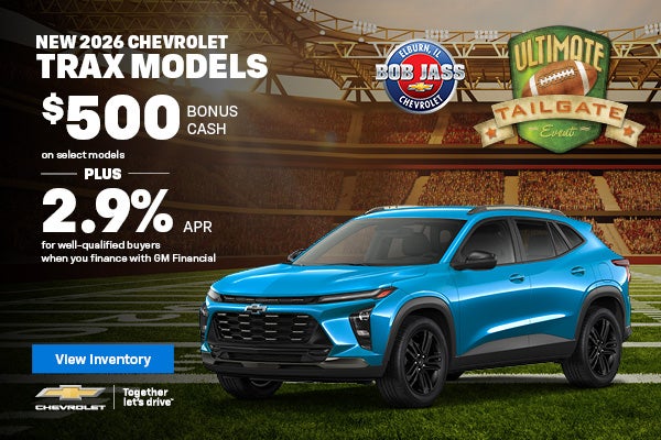 New 2026 Chevrolet Trax Models