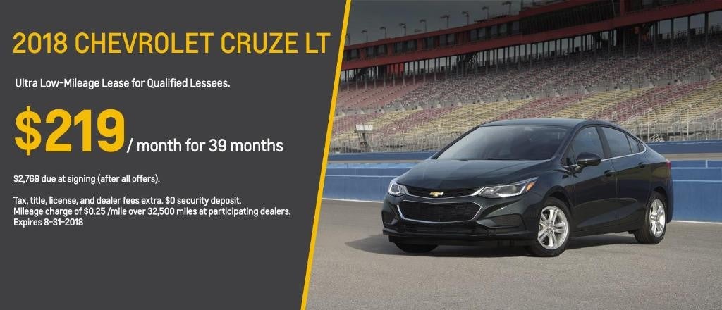 Chevrolet Cruze LT Lease Offer