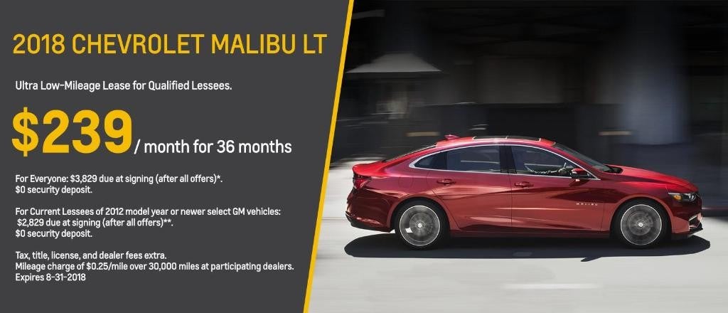 Chevrolet Malibu Lease Offer
