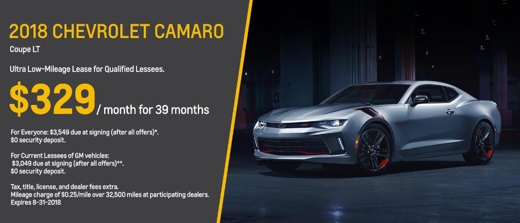 Chevrolet Camaro Lease Offer