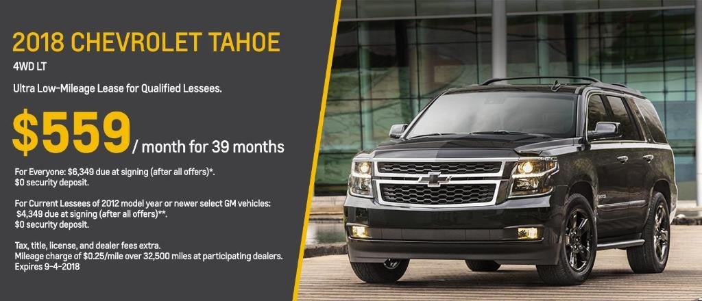 Chevrolet tahoe Lease Offer