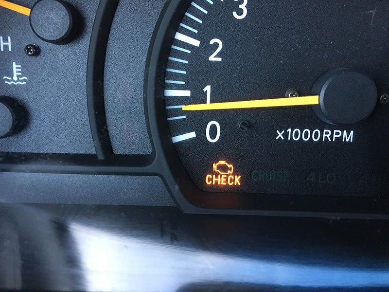Check Engine Dashboard